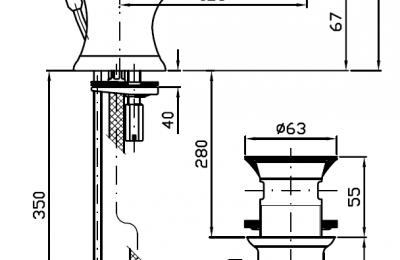 Delfiflu Lavabo 1gats - Zucchetti