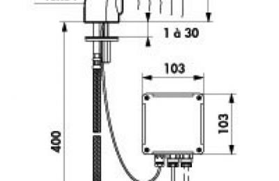 Tempomatic 2 elektronische kraan wastafel koud/warm - Delabie