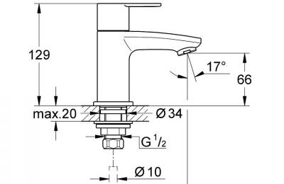 Eurostyle Cosmopolitan Toiletkraan XS - Grohe