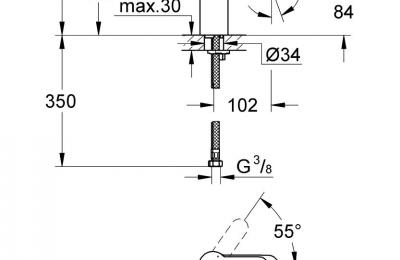 Eurostyle Cosmopolitan wastafelmengkraan S - Grohe