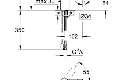 Eurostyle Cosmopolitan wastafelmengkraan S - Grohe