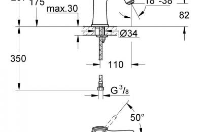 Grandera wastafelmengkraan M-size - Grohe