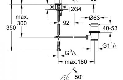 Europlus wastafelmengkraan XS - Grohe