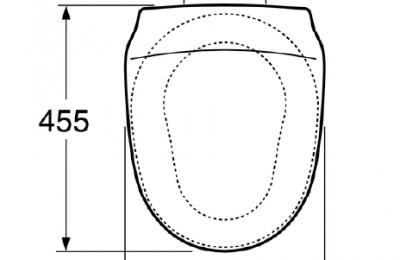 Nordic new vinyl Wc bril - Gustavsberg