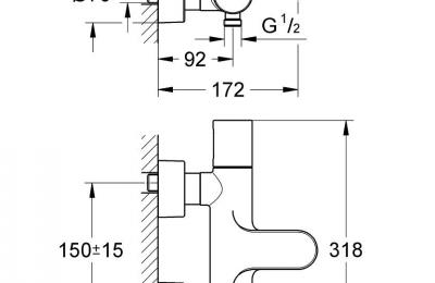 Grohtherm 3000 thermostatische badmengkraan - Grohe