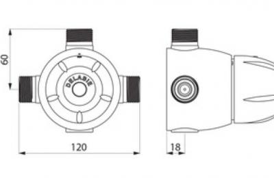 Centrale thermostaat premix comfort 55 3/4" 