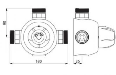 Centrale thermostaat premix comfort 140 5/4" 