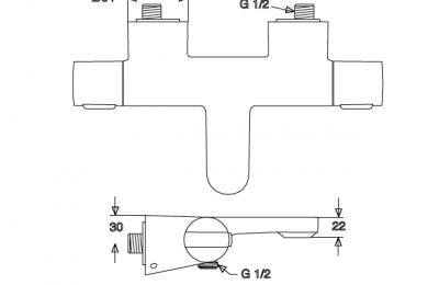 Ceratherm 200 badthermostaat - Idealis standard