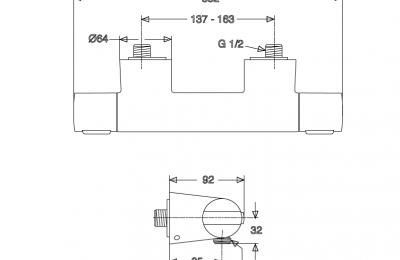 Ceratherm 200 douchethermostaat - Idealis standard