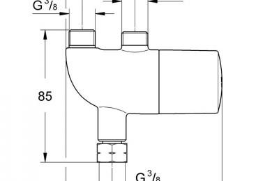 Grohtherm Micro Onderbouwthermostaat - Grohe