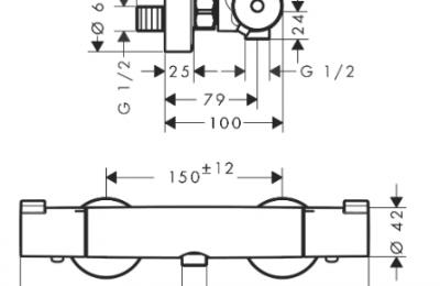 Ecostat 1001 CL douchethermostaat - Hansgrohe