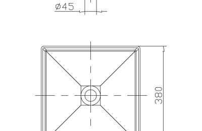 Java Wastafel vierkant - Van Marcke Collection