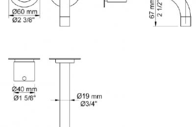 911 Wandtapkraan inbouw 