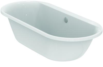 Inbouwbad 180x80 Acryl Connect air duo ovaal - Ideal standard