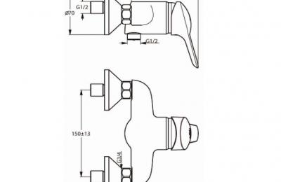 cermark eco douchemengkraan - ideal standard