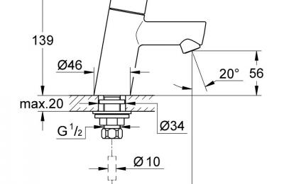 Concetto toiletkraan XS - Grohe